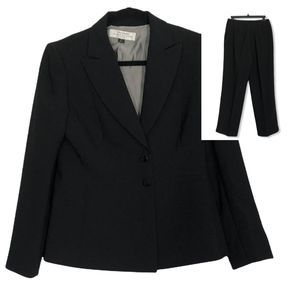 Tahari Pant Suit 2 PC Business Career Wear Set 6P